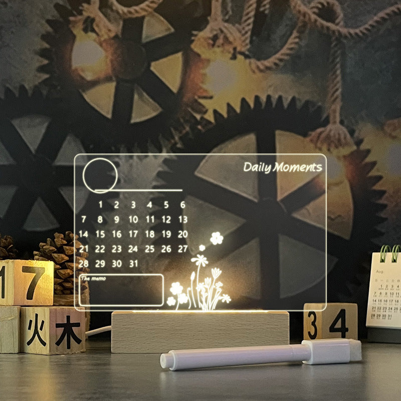 The Glow Memo: Your Bedside Billboard